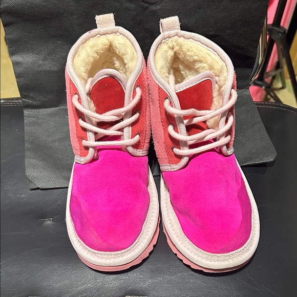 UGG Kids Boots in Pink and Red - Picture 1 of 10